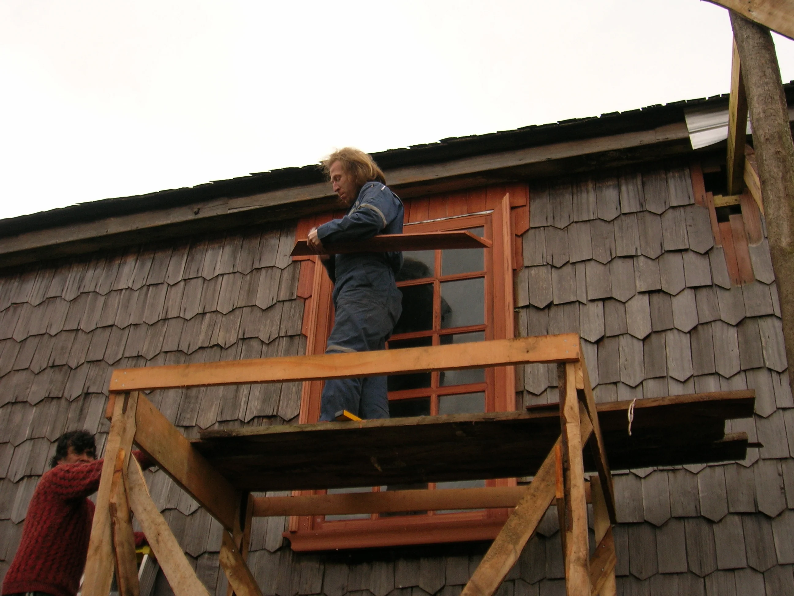 Restauración patrimonial Iglesia de Vilupulli · Constructora Patrimonial Chiloé